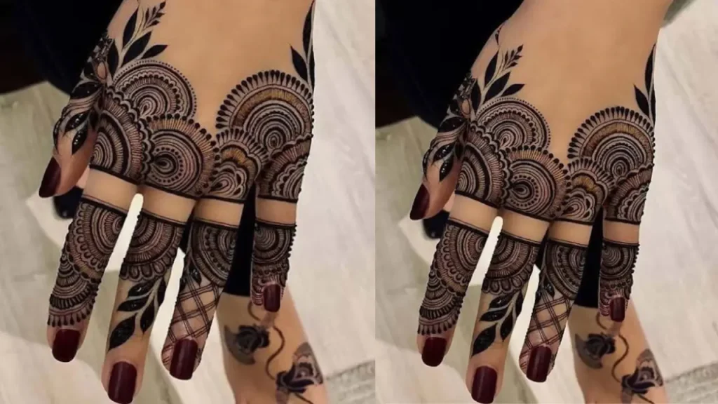 Latest Royal Finger Mehndi Designs