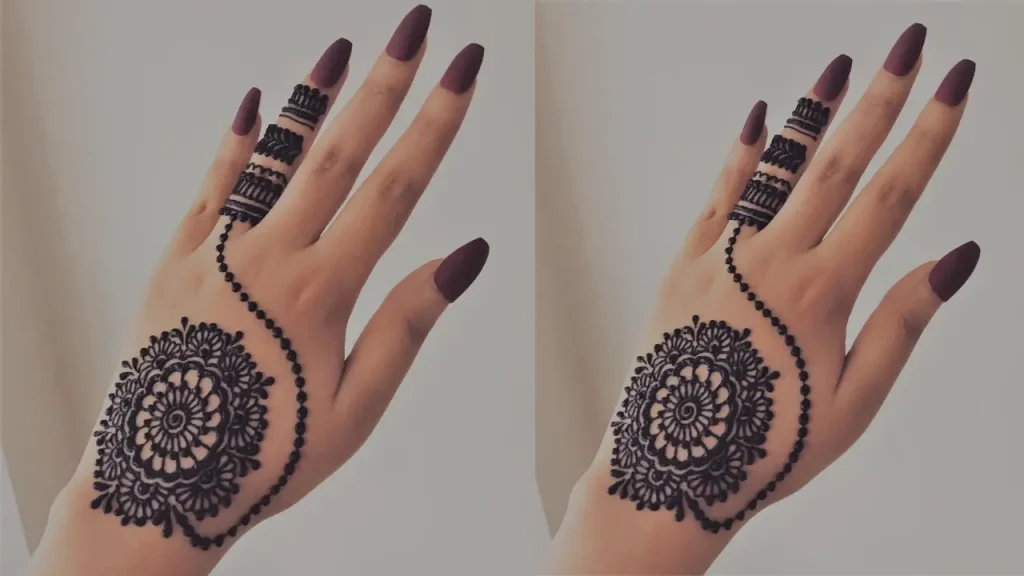 Latest Royal Finger Mehndi Designs