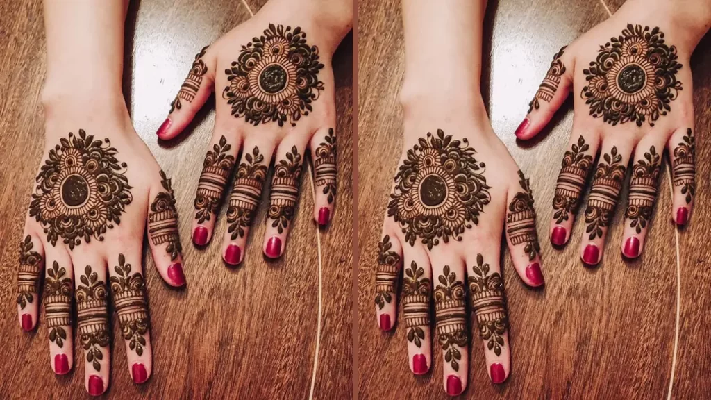 Mandala Back Hand Mehndi Design