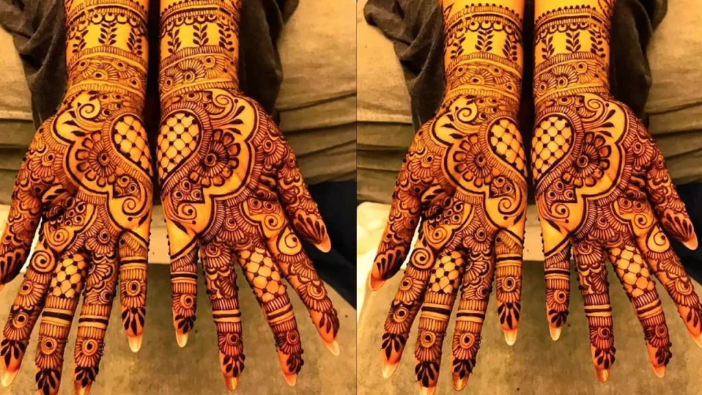 Mehndi with Figures (Trending design for brides)