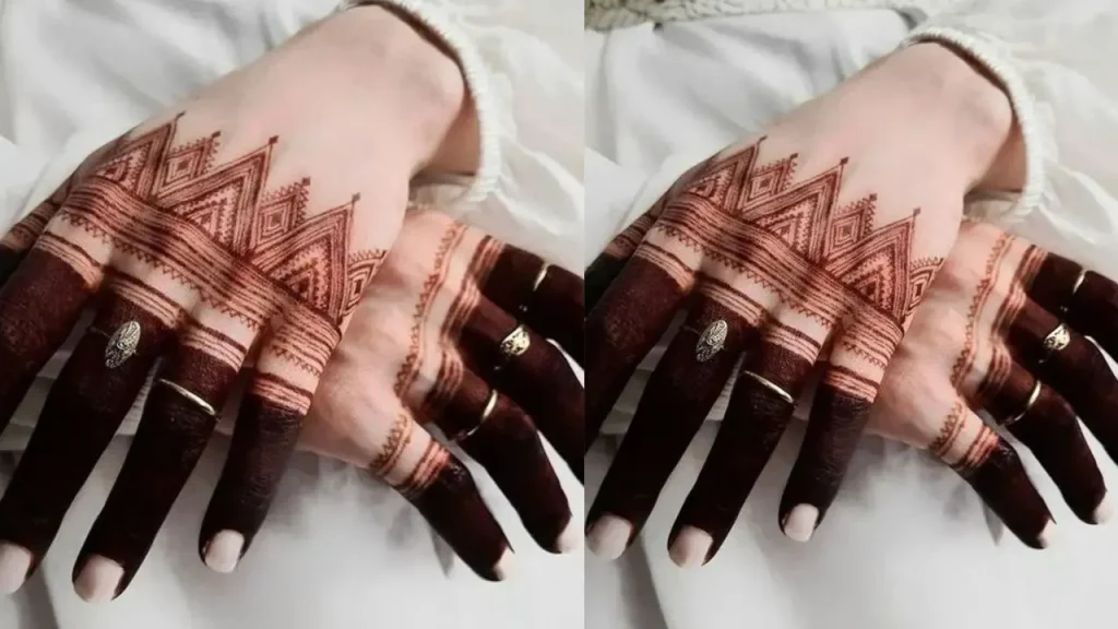 Back Hand Finger Mehndi Designs