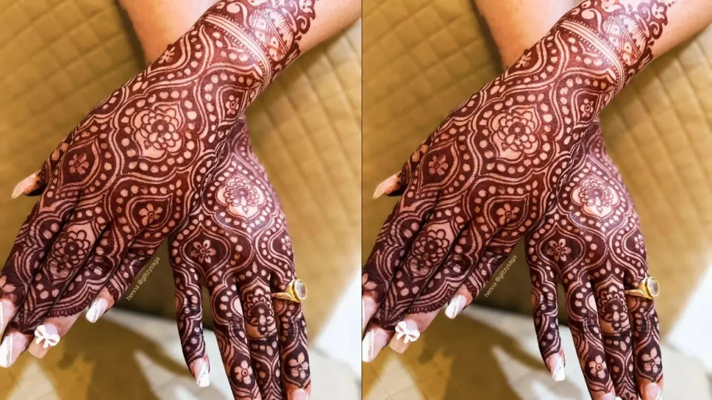 Nature Inspired Trendy Mehndi Design