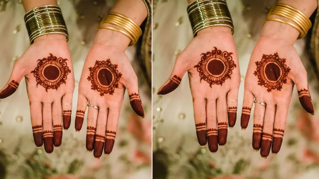 Plain Cricle Mehndi