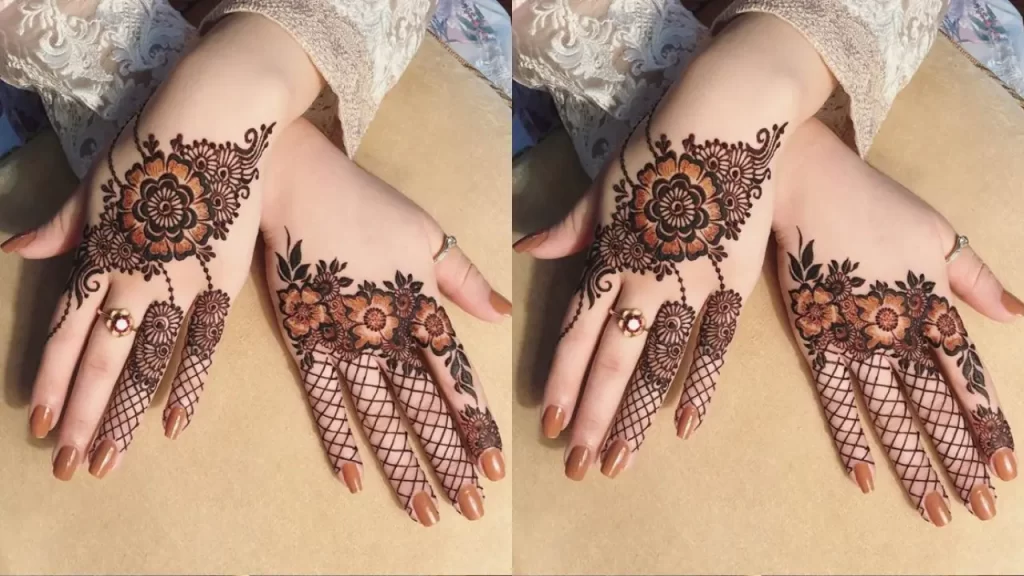 Radiant Henna Rays Mehndi Design