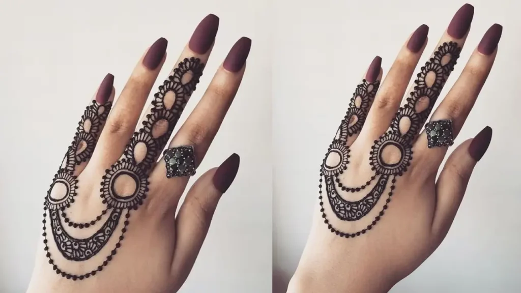 Ring Finger Mehndi Designs