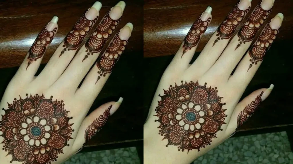 Round Mehndi Art Tips