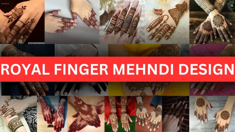 Royal Finger Mehndi Design