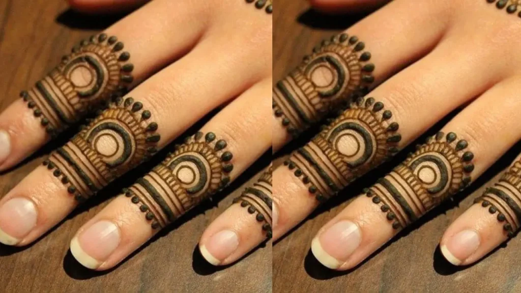 Simple Finger Mehndi Designs