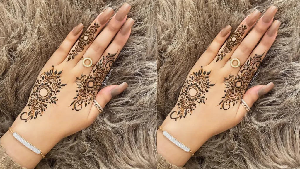 Simple Finger Mehndi Designs