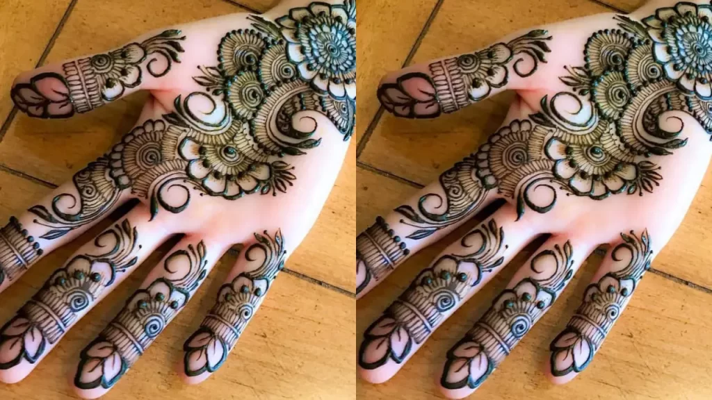 Traditional Balki Mehndi  Design