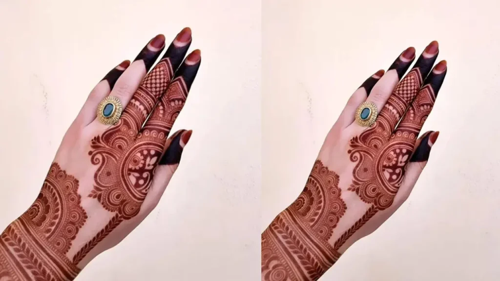 Vibrancy and Tradition Mehndi Design