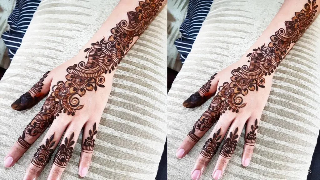 Vibrancy and Tradition Mehndi Design