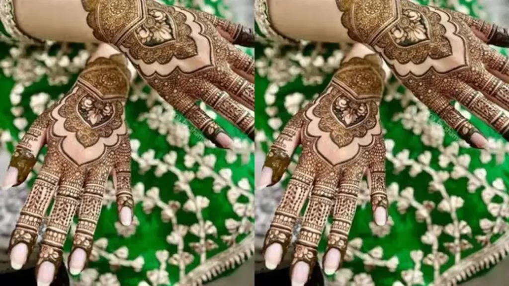 Wedding Arch Mehndi Design