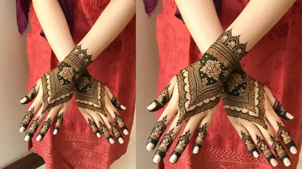 Abstract Contemporary Mehndi Design