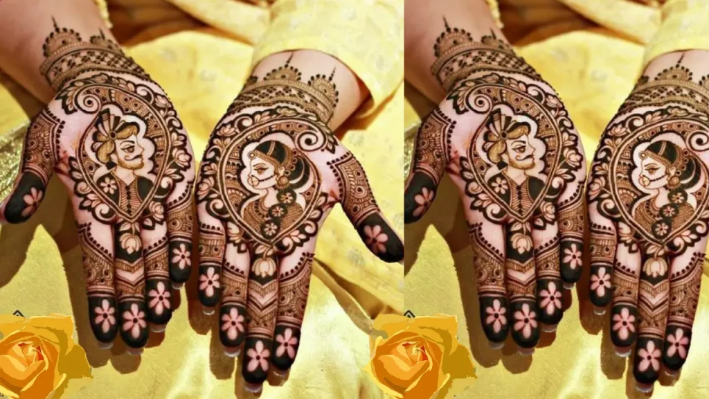 Anniversary mehndi design