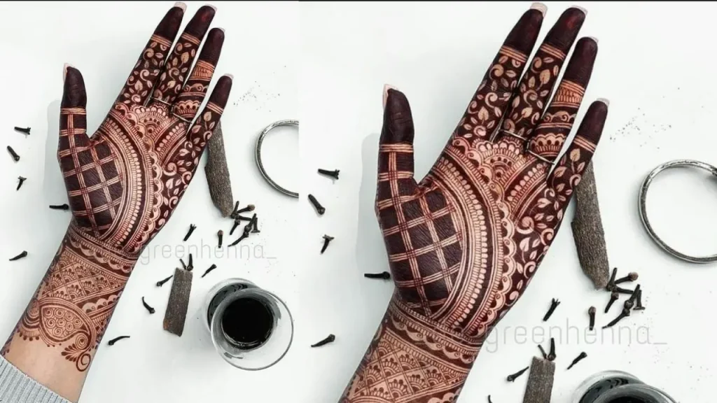 Arabic 3D Mehndi Design