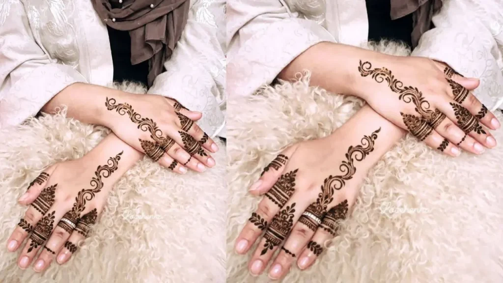 Arabic Ring mehndi design