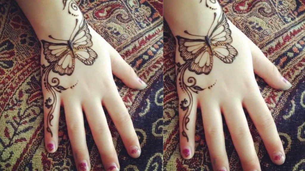 Butterfly Delight mehndi