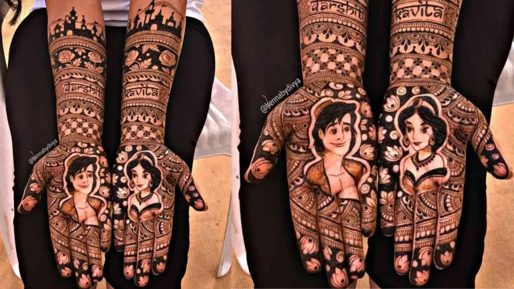 Celestial Connection Anniversary Mehndi