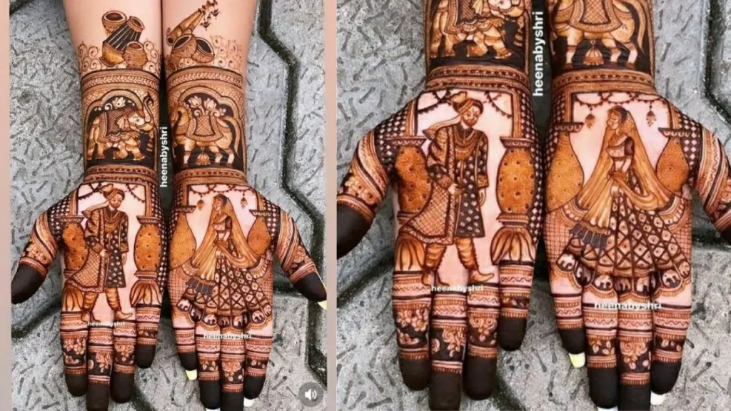 Cultural Fusion Mehndi for Anniversary