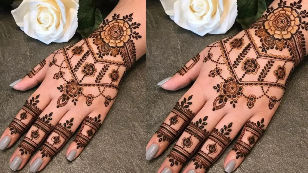 Dots mehndi Design