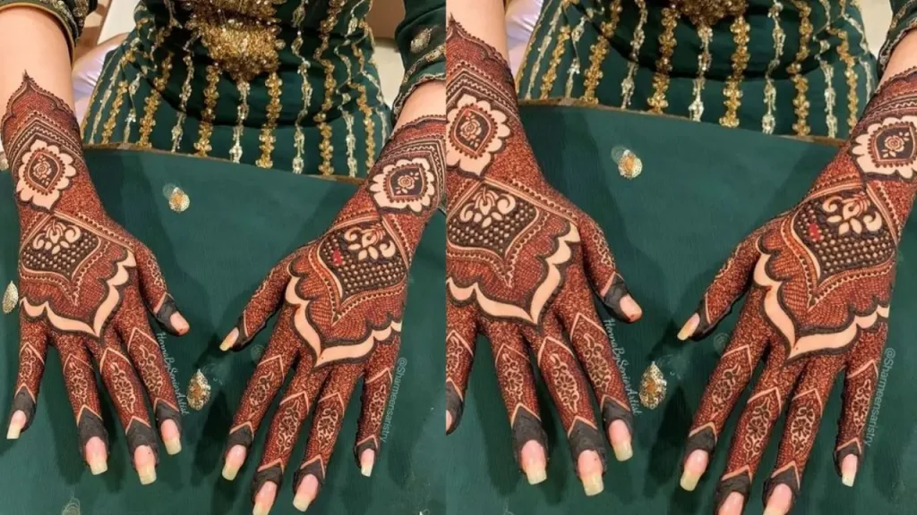 Floral Contemporary mehndi