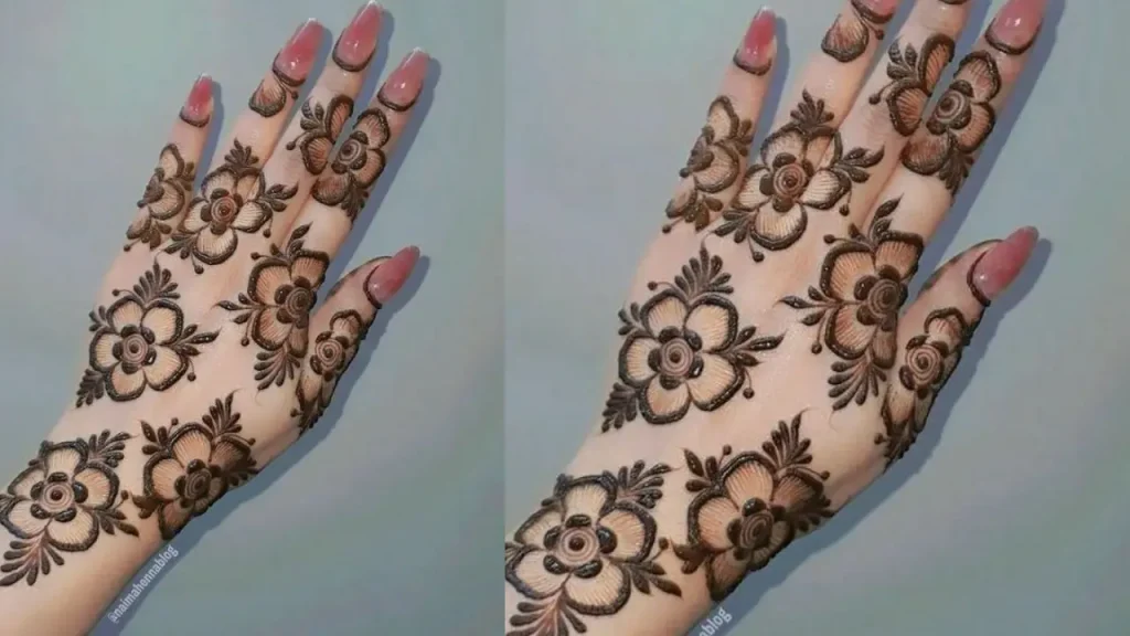 Flower Mandala Mehendi Design