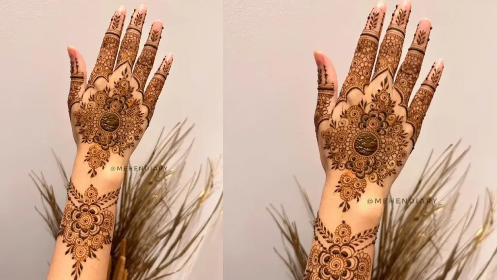 Fusion of Styles in Mandala Henna