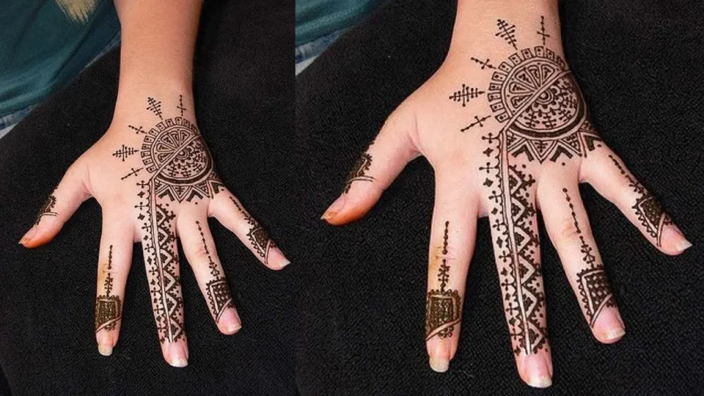 Geometric Mandala Henna