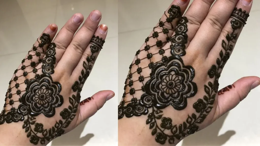 Instructions for Applying Easy Mehndi Designs