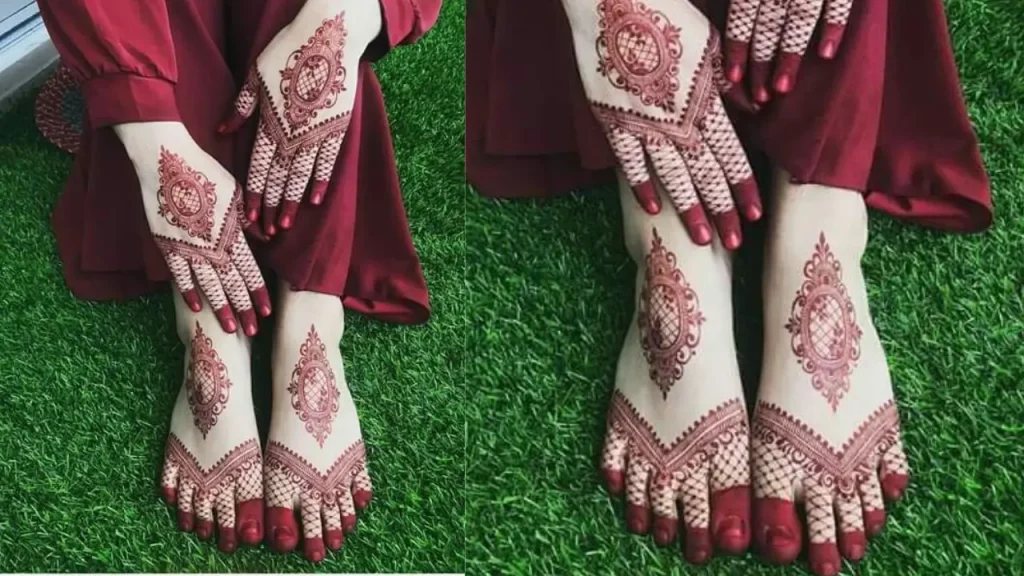 MEHNDI ON FEET