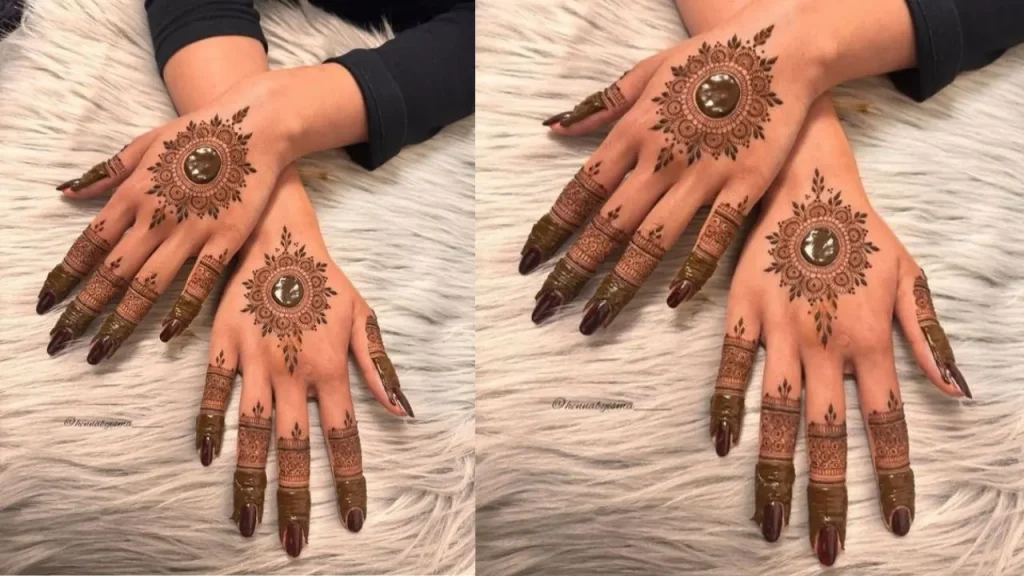 Mandala Pattern Mehendi design