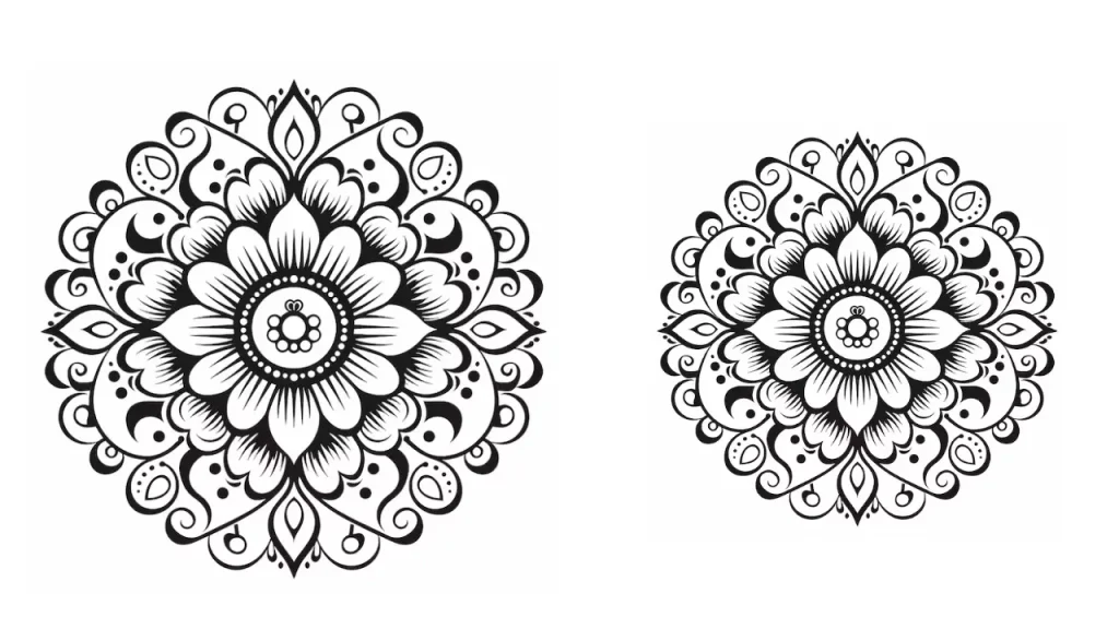 Monochrome Mandala Mehndi