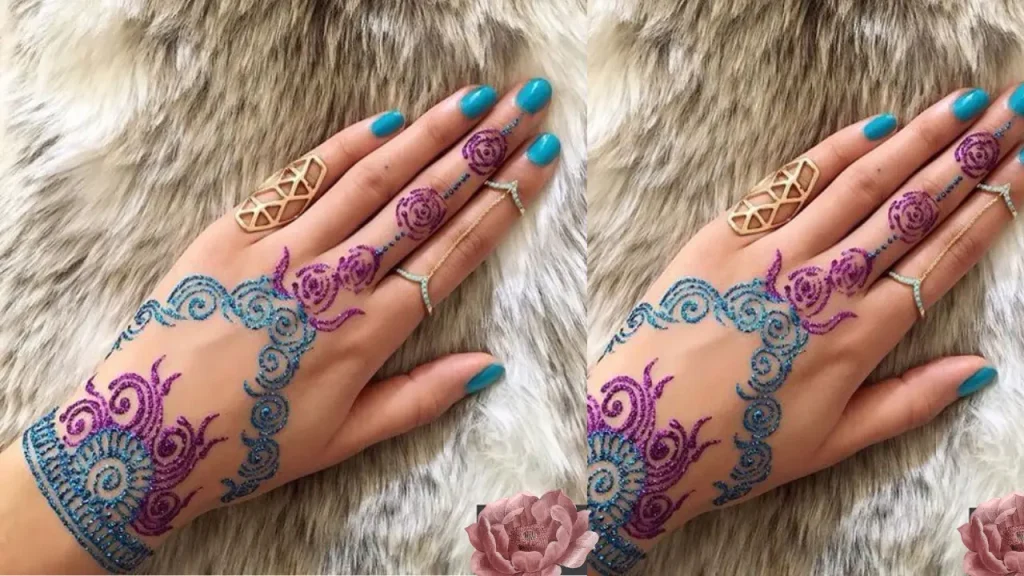 Multicolored Mandala Henna