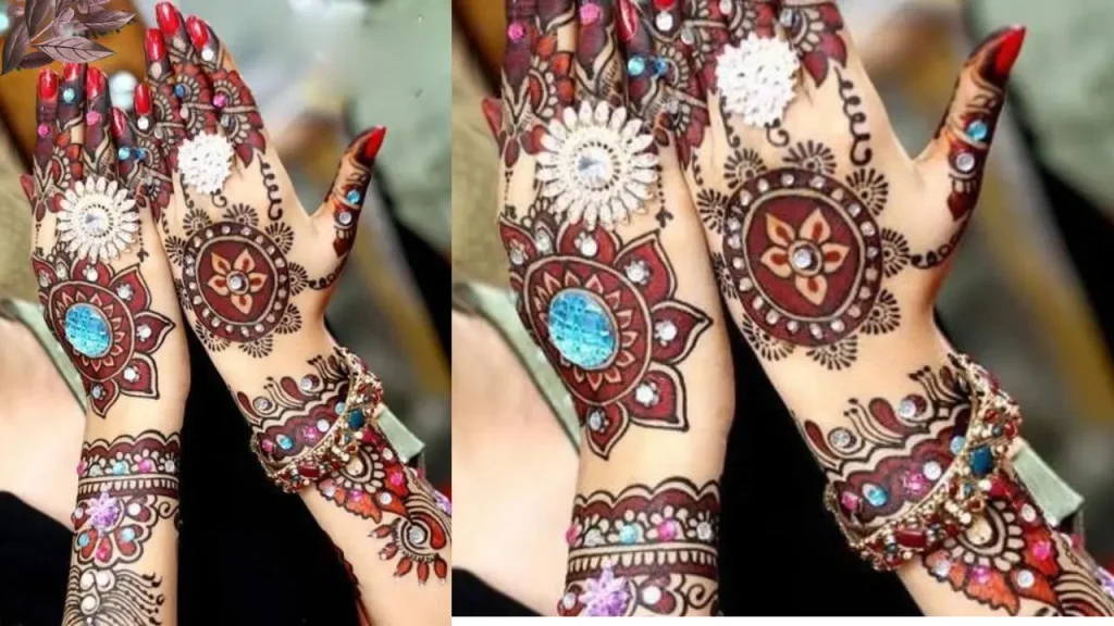 Multicolored Mandala Mehendi