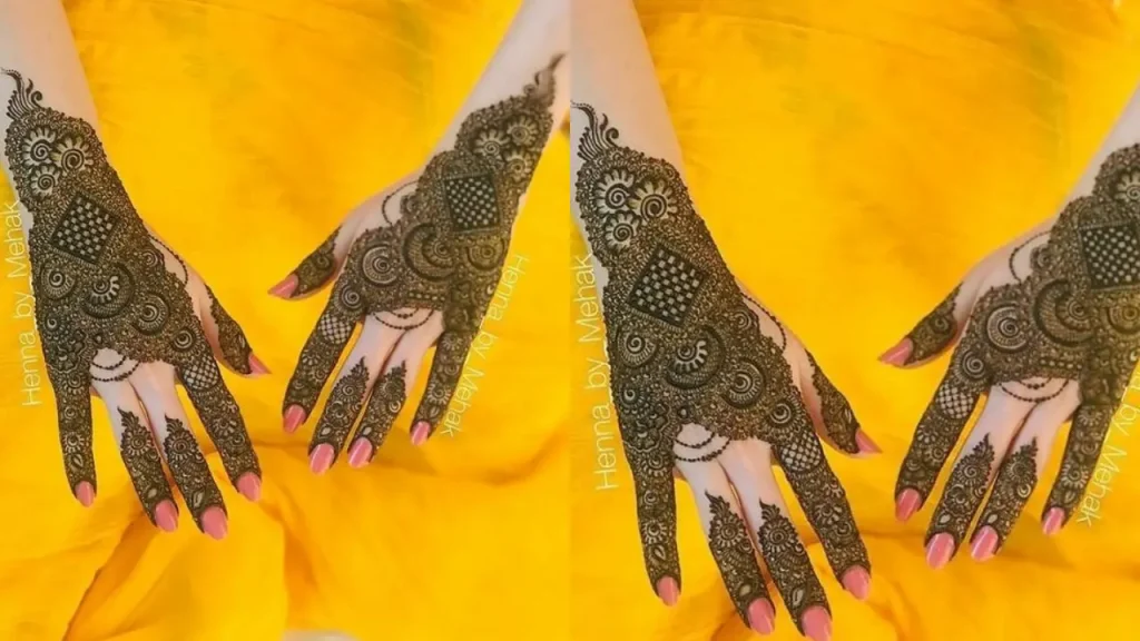 Pakistani Latest Bridal Mehndi Designs