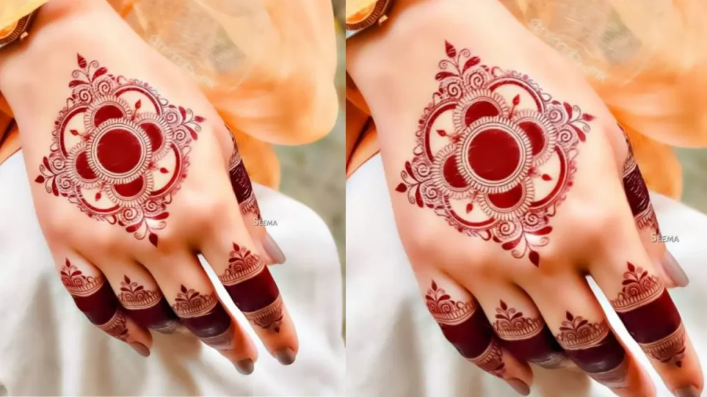 Pakistani mehndi patterns