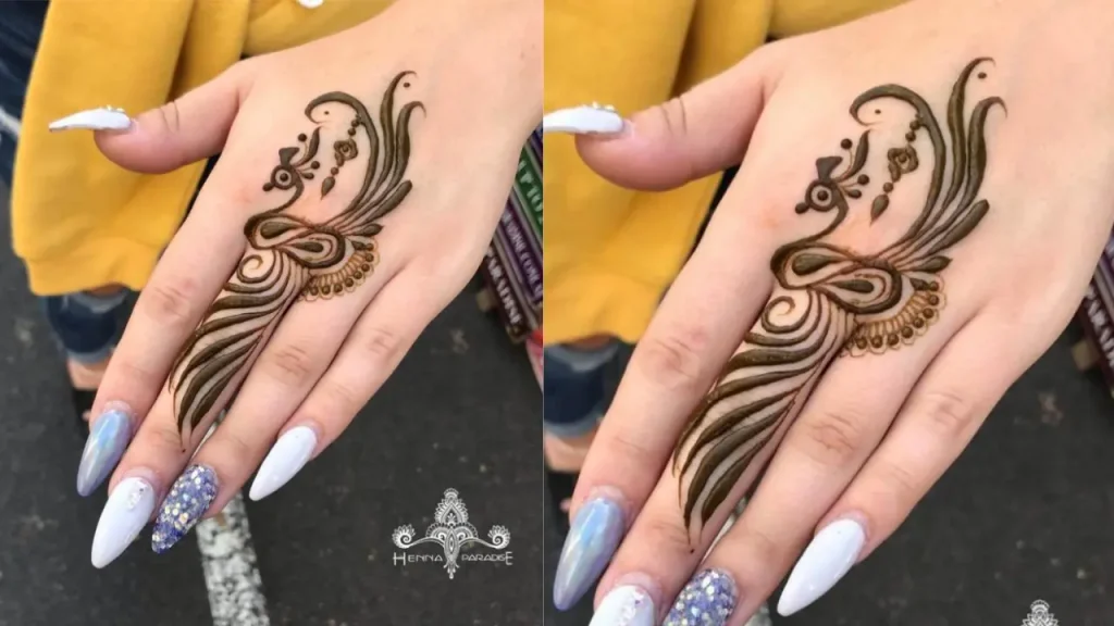 Peacock Design hena