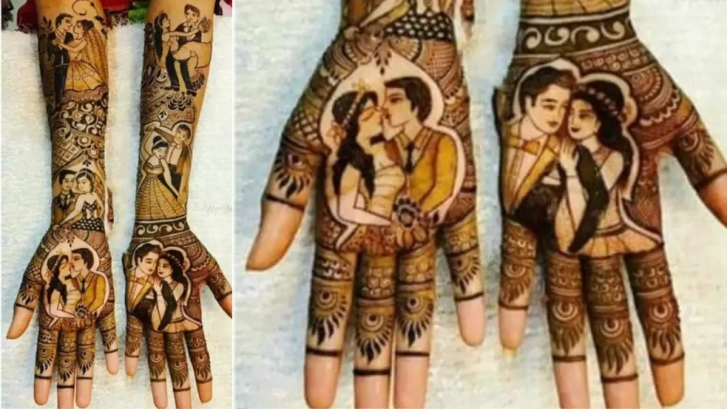 Personalized mehndi for anniversaries