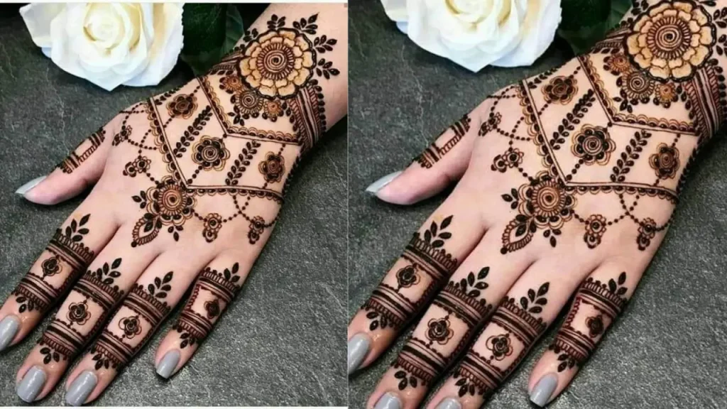 Rajasthani Elephant Ring henna