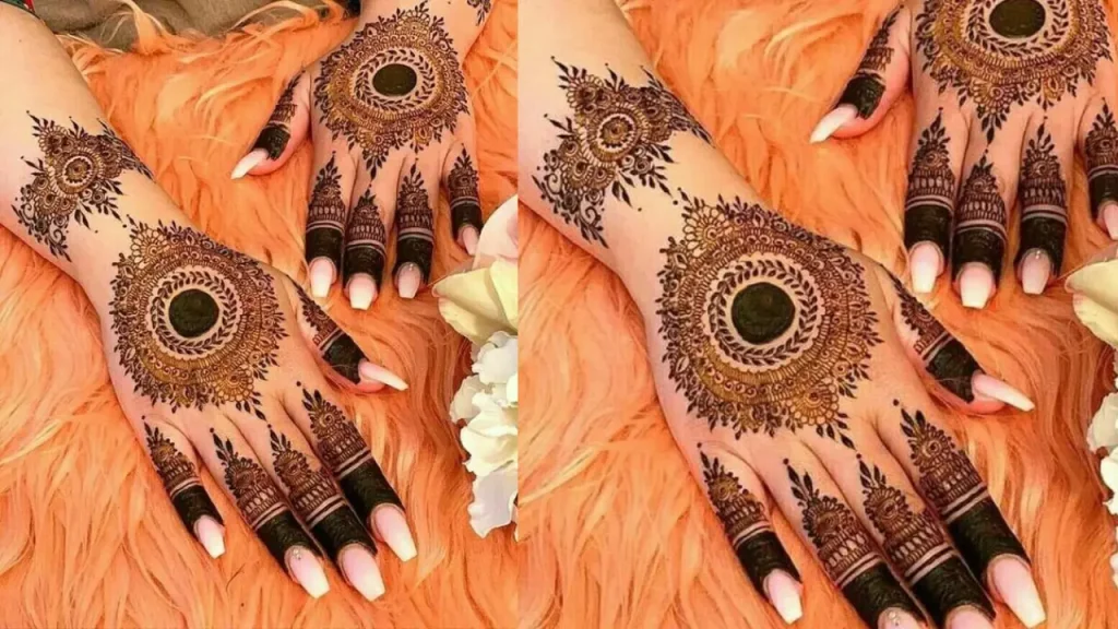 Rajasthani ring mehndi