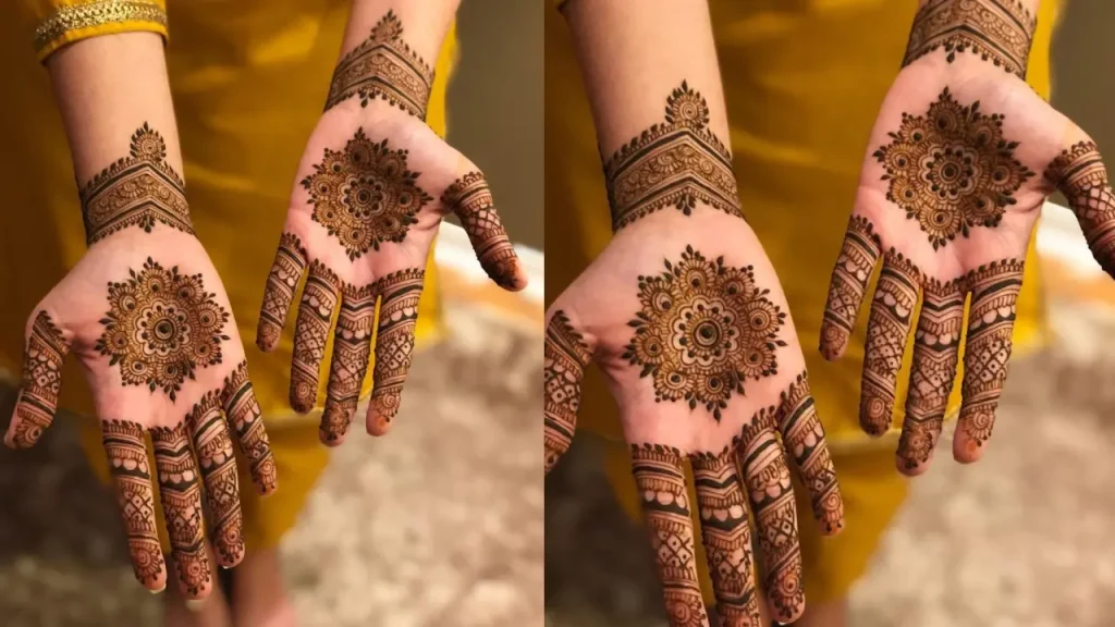 Simple Mandala Mehendi