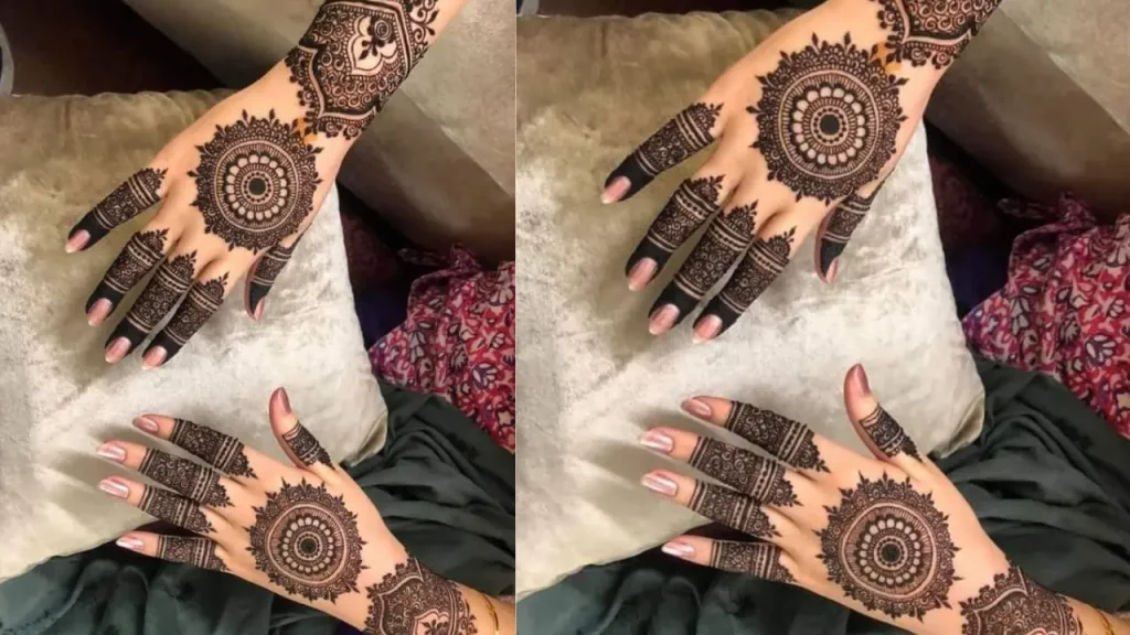 Simple Mandala Mehendi