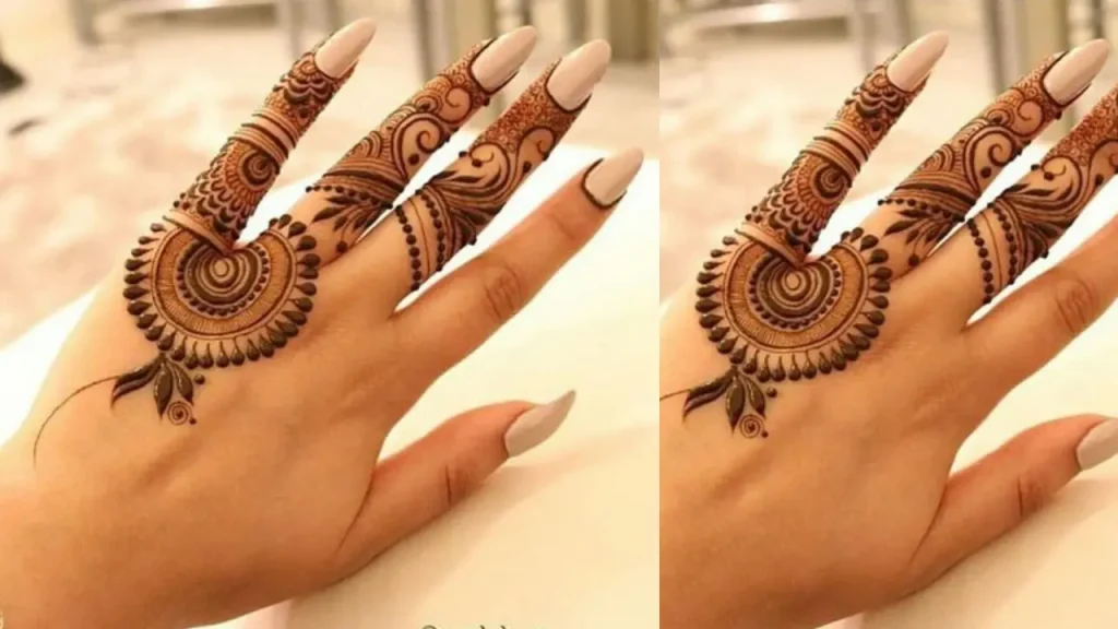 Simple and Elegant Mehndi Design