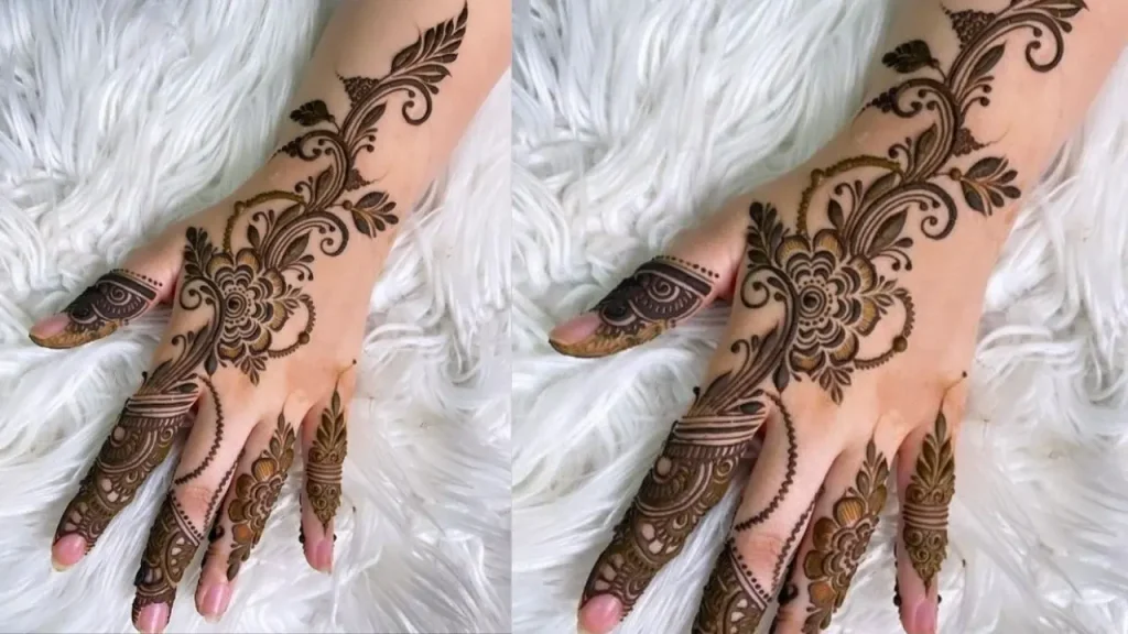 Spirals and Blooms Mehndi