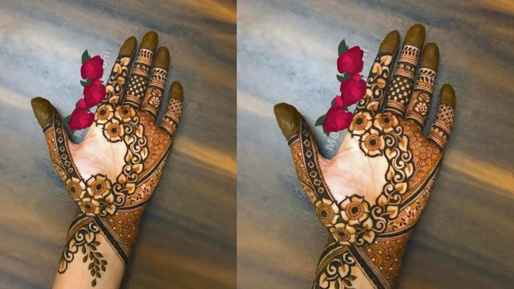 arabic mehndi design step by step