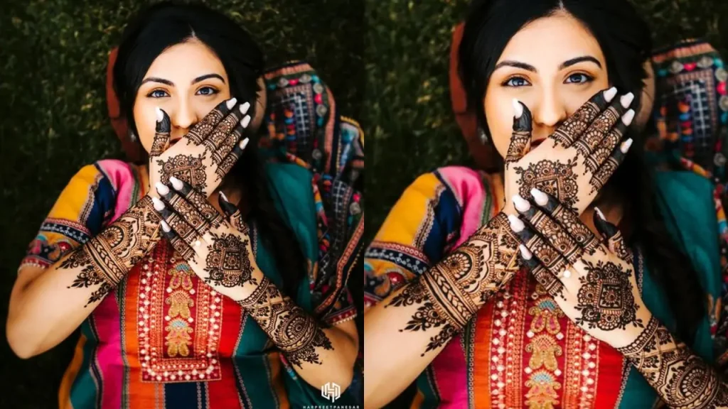 best engagement mehndi designs