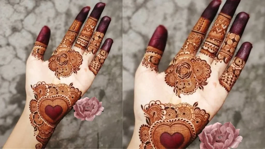 best palm mehndi design