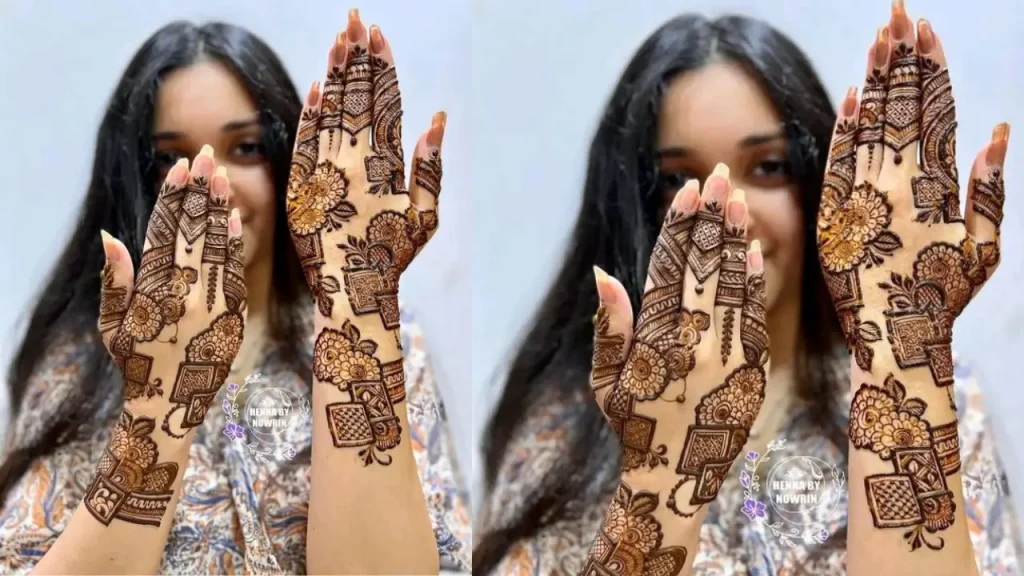 bridal engagement mehndi designs