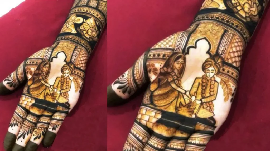 couple mehndi